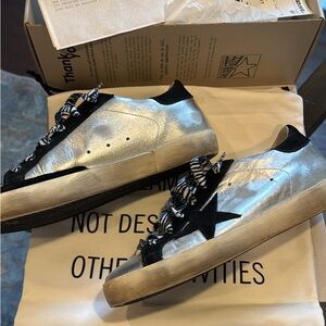Golden Goose 38 super star only worn 2 times.  Includes box